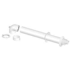Kit scarico fumi coassiale universale per caldaie vaillant chaffoteaux ariston riello beretta