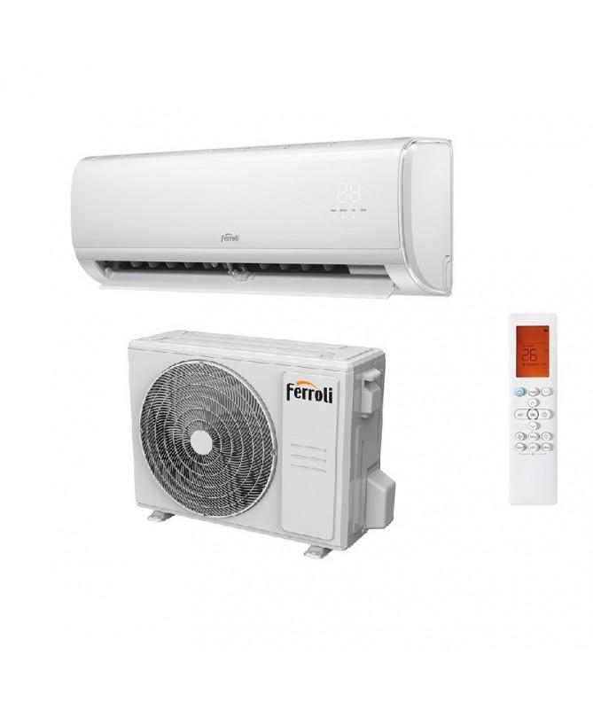 climatizzatore monosplit ferroli inverter 12000 btu con unitu00e0 interna ed esterna wifi