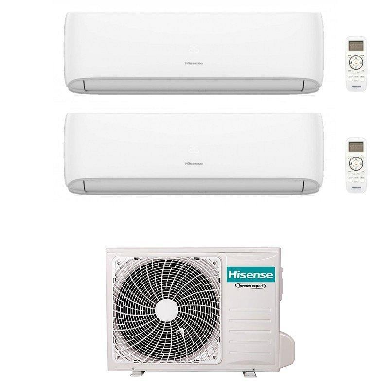 climatizzatore hisense dual split inverter 5.2kw set wifi e due unitu00e0 interne