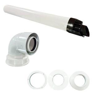 Polymax kit scarico parete koax pps/pvc tipo 004 d.060/100